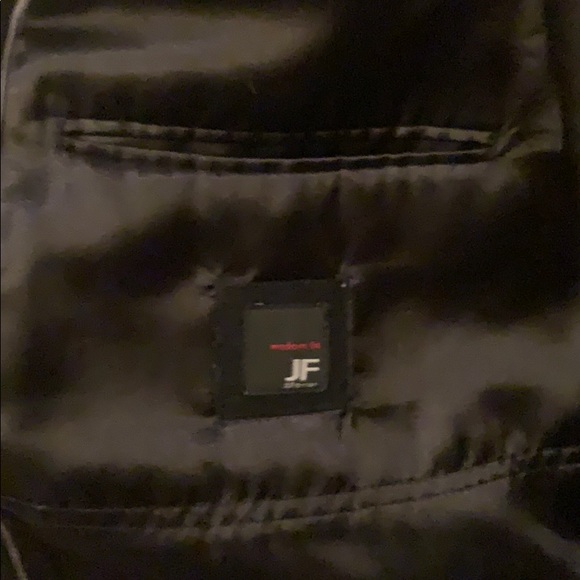 J.Farrar men’s modern fit BlackWool Blend overcoat - Picture 9 of 13